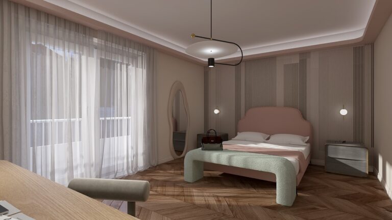 dettaglio camera hotel stile boutique