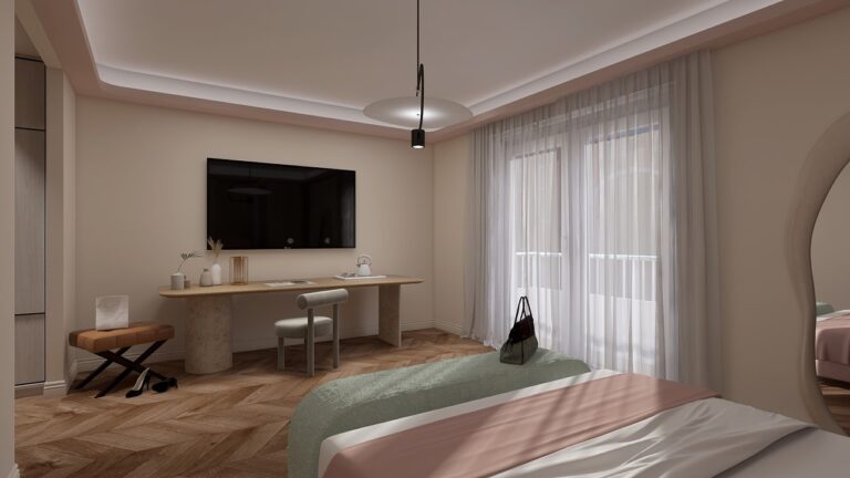 dettaglio camera hotel stile boutique