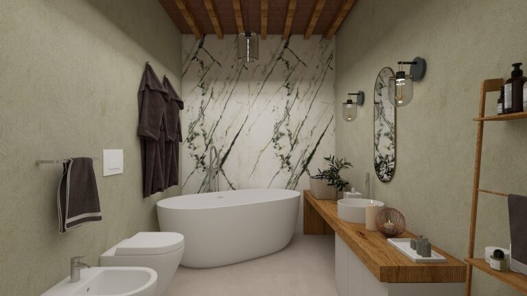 dettaglio camera hotel stile agri chic